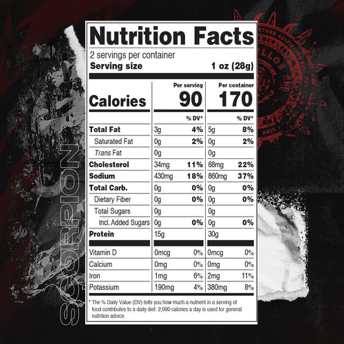 Scorpion Sliced Steak - 2 oz.